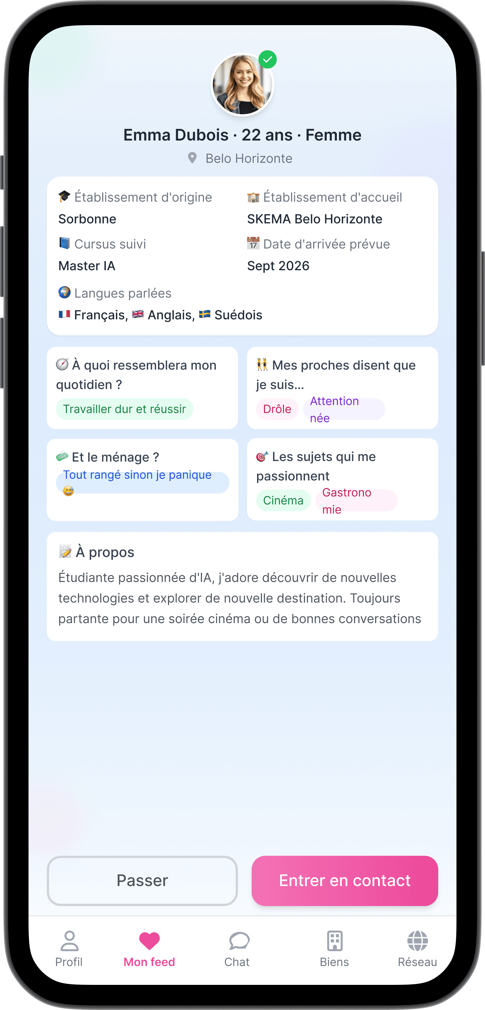 Se connecter avant de partir - screen 1
